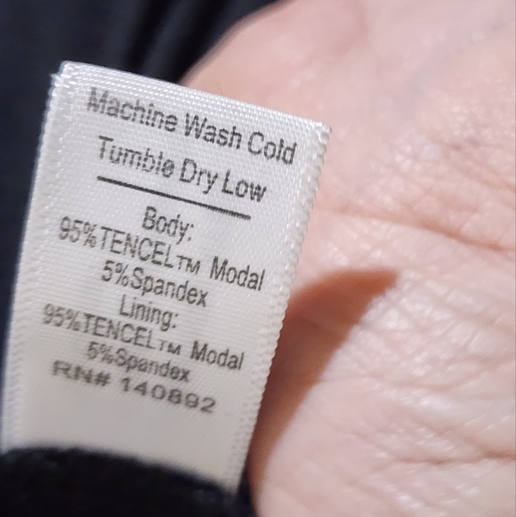 Marine Layer Jersey Knit Black Sleeveless Dress - Picture 3 of 6